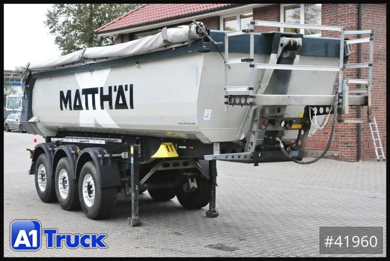 Schmitz - Kipper - Auflieger - SKI 24 SL 7,2, Liftachse, Stahlmulde, Alufelgen  