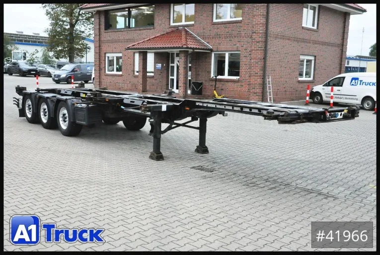 Krone - Wechselfahrgestell - Auflieger - eLTU6,  Schlitten, Front und Heckausschub, Lift, ALU