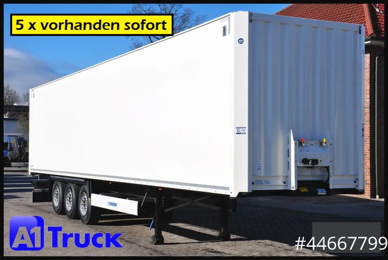 Krone - Koffer - Auflieger - SD Koffer, Liftachse, Code XL, VDI 2700, SOFORT