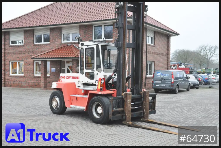 Svetruck - Frontstapler - Gabelstapler - Kalmar Svetruck 1260-30 Zinkenverstellung