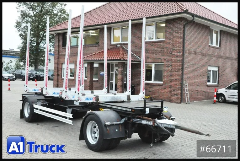 Schwarzmueller - Holztransport - Anhänger - Menke-Janzen Holz  Alucar Rungen, 