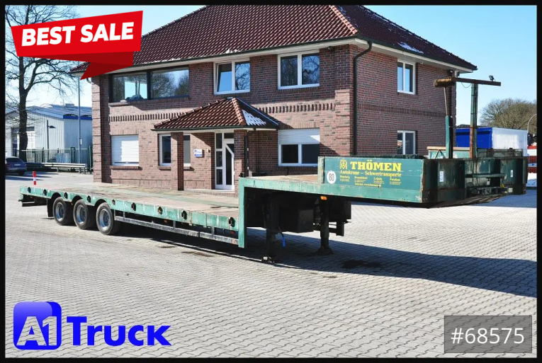 Nooteboom - Tieflader - Auflieger - ES-GE 3 Achs Tele, SAF