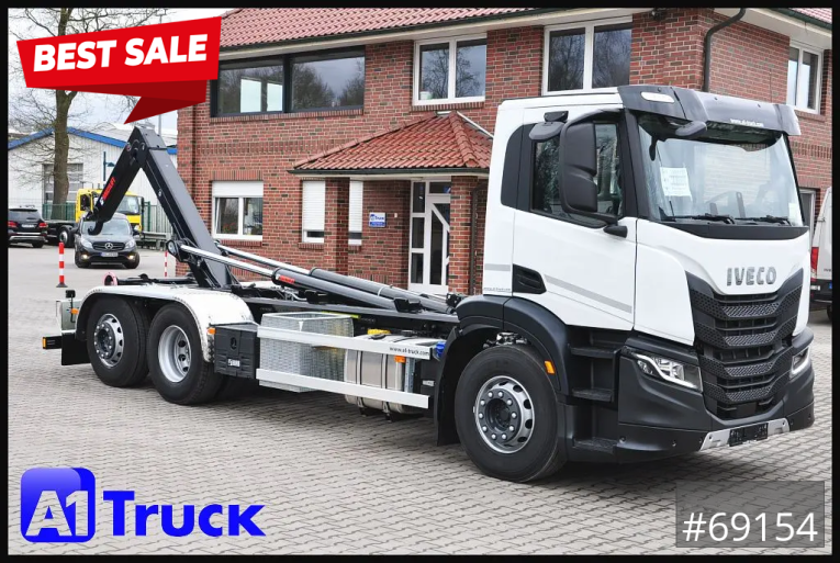 Iveco - Abrollkipper - LKW > 7.5 -  X-Way AD280X42, HIAB Multilift, Garantie