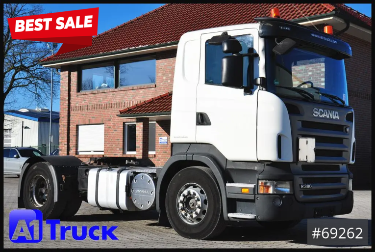 Scania - Standard Sattelzugmaschine - Sattelzug - R 380 LA 4X2, Euro5, Kipphydraulik, Klima, 