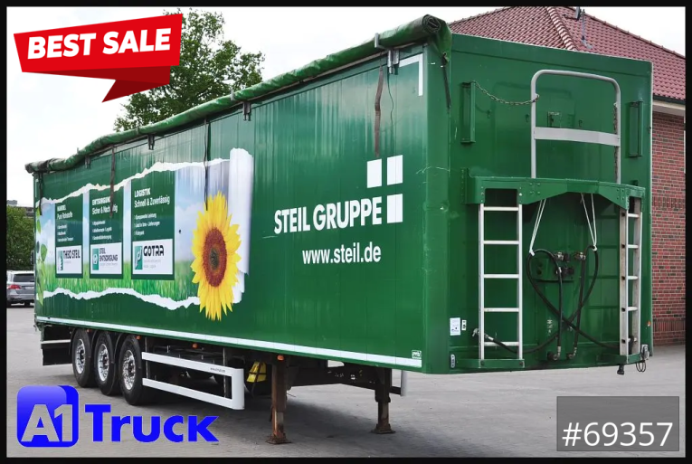 Knapen - Walkingfloor - Auflieger - K100, Lift, SAF 90m³