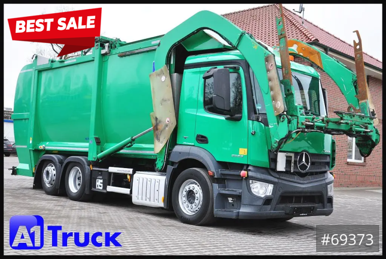 Mercedes-Benz - Müllwagen - LKW > 7.5 - Antos 2533, HS Millenium XXL37 Überkopflader, 