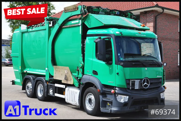 Mercedes-Benz - Müllwagen - LKW > 7.5 - Antos 2533, HS Millenium XXL37 Überkopflader, 