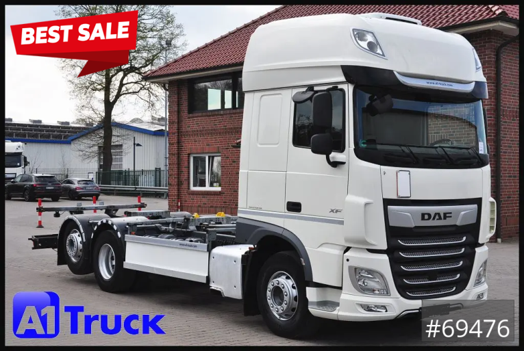 DAF - BDF-Fahrzeug - LKW > 7.5 -  XF 480 FAN Intarder, Lenkachse, 