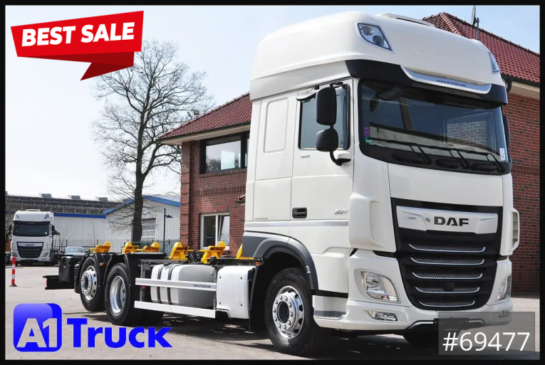 DAF - BDF-Fahrzeug - LKW > 7.5 -  XF 480 Intarder, Multiwechsler 2x AHK, TÜV 10-2026