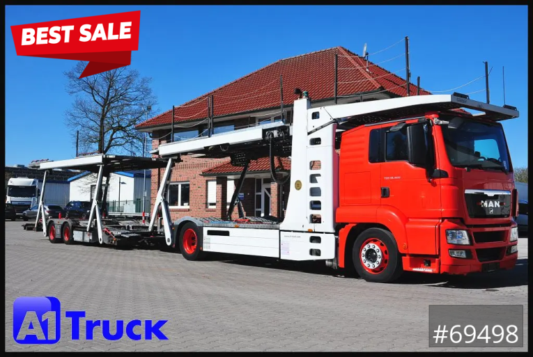 MAN - Autotransporter - LKW > 7.5 - 18.400 TGX, Autotransporter Kässbohrer, 