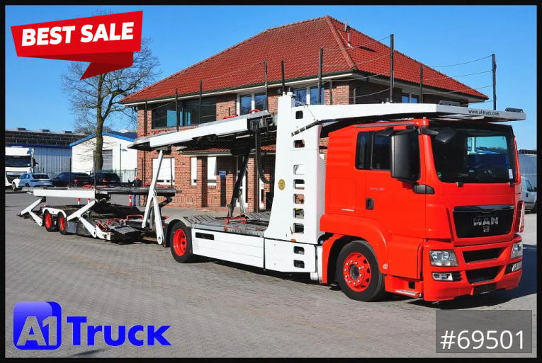 MAN - Autotransporter - LKW > 7.5 - 18.400 TGX, Autotransporter Kässbohrer, 