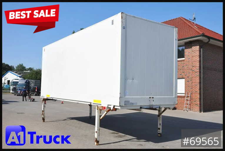 Krone - Koffer glatt - Wechselbrücken - Wechselbrücke BDF 7,45 Koffer,  Textil 2750mm innen, 20 x vorhanden