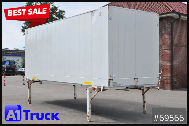 Krone - Koffer glatt - Wechselbrücken - Wechselbrücke BDF 7,45 Koffer,  Textil 2750mm innen, 20 x vorhanden