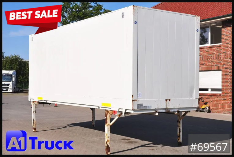 Krone - Koffer glatt - Wechselbrücken - Wechselbrücke BDF 7,45 Koffer,  Textil 2750mm innen, 20 x vorhanden