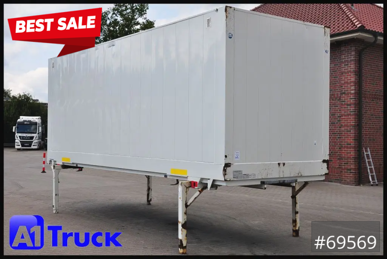 Krone - Koffer glatt - Wechselbrücken - Wechselbrücke BDF 7,45 Koffer,  Textil 2750mm innen, 20 x vorhanden