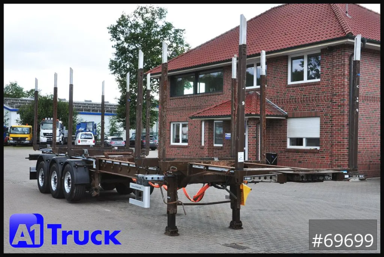 Doll - Holztransport - Auflieger - H3L-14XL Holz Tele, Lenkachse 275 tkm.