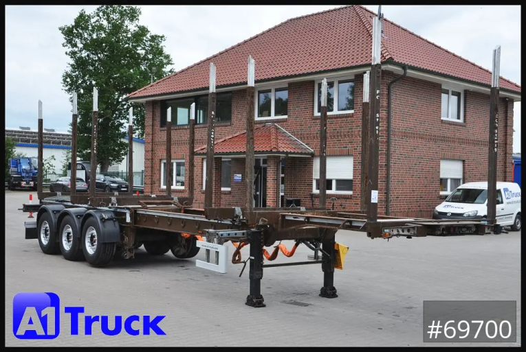 Doll - Holztransport - Auflieger - H3L-14XL Holz Tele, Lenkachse 275 tkm.