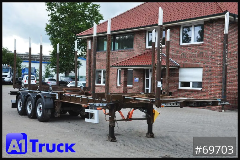 Doll - Holztransport - Auflieger - H3L-14XL Holz Tele, Lenkachse 275 tkm.