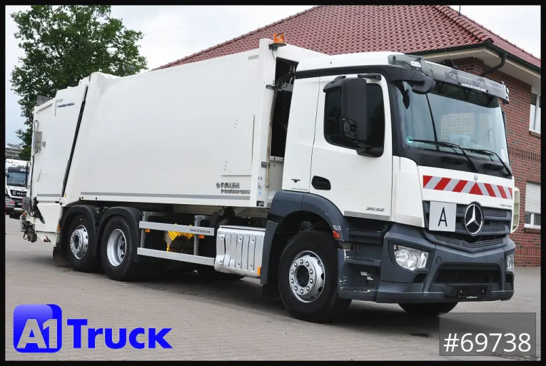 Mercedes-Benz - Müllwagen - LKW > 7.5 - Antos 2532 Faun Powerpress II Zöller Detla 2301, 