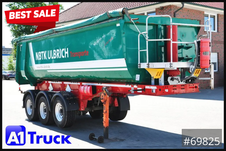 Langendorf - Kipper - Auflieger - SKS-HS 24-30, 26m³, Stahl Lift, Alufelgen, 