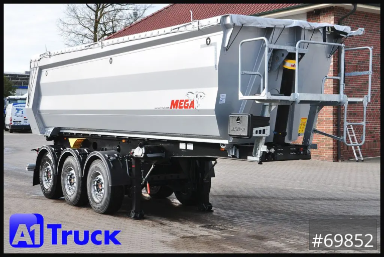 Reisch - Kipper - Auflieger - Mega  28m³ Lift Stahl  SAF Hardox