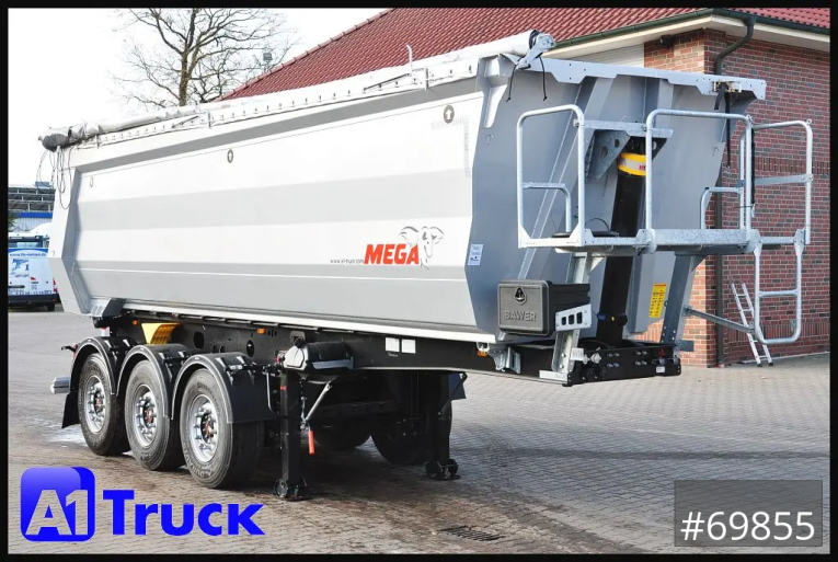 Reisch - Kipper - Auflieger - Mega  28m³ Lift Stahl  SAF Hardox