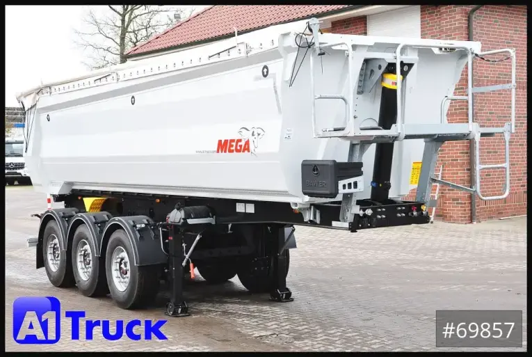 Benalu - Kipper - Auflieger - Mega  25m³ Lift Stahl  SAF 4X4 Allrad 1350mm 