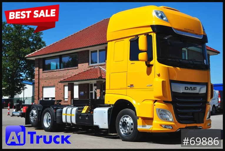 DAF - BDF-Fahrzeug - LKW > 7.5 - XF 480, MultiBDF, 7,45, Standklima, LBW, 