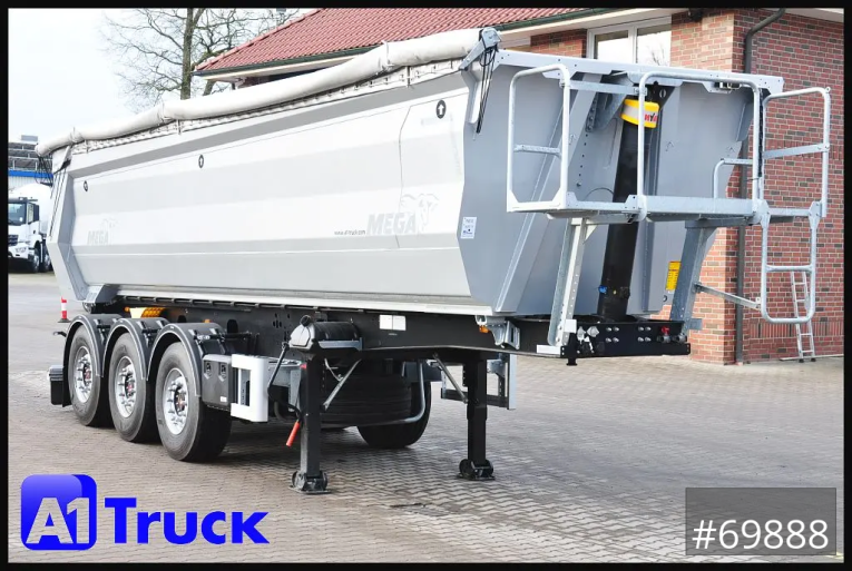 Reisch - Kipper - Auflieger - Mega  28m³ Lift Stahl  SAF Hardox