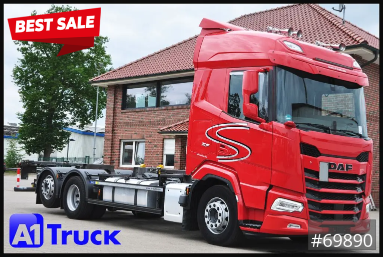 DAF - BDF-Fahrzeug - LKW > 7.5 - XF 480, BDF, 7,45, 7,82, Lift-Lenkachse, 