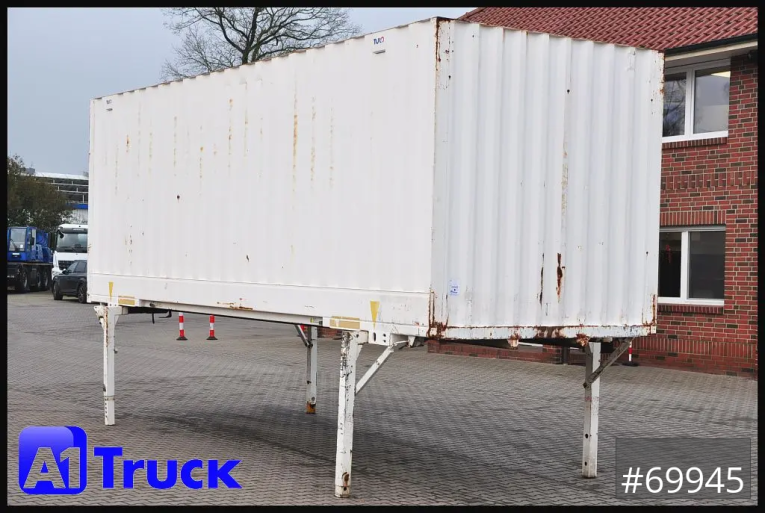 Krone - Koffer gesickt - Wechselbrücken - TULO Wechselbrücke  Koffer, Zurrösen innen 2460mm