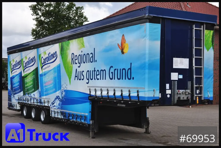 Schroeder,wiesmoor - Getränke - Auflieger - Schröder Jumbo Hubdach, Getränkeauflieger