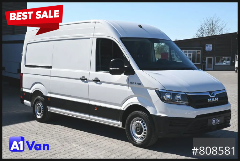 MAN - Kastenwagen hoch - LKW < 7.5 - TGE 3.140, Klima, Tachograph, AHK