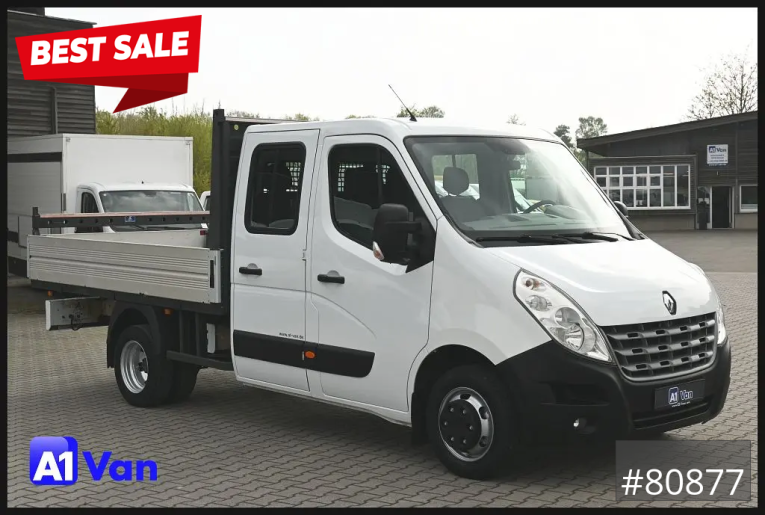 Renault - Pritsche - LKW < 7.5 - Master Pritsche Doka, AHK 3,5Tonnen , Klima, Luftfederung