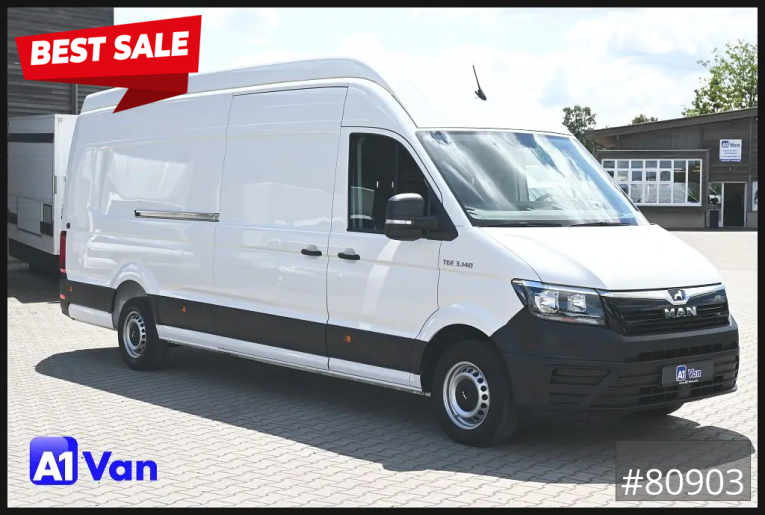 MAN - Kastenwagen hoch + lang - LKW < 7.5 - TGE 3.140 Kasten Maxi, Klima, RFK