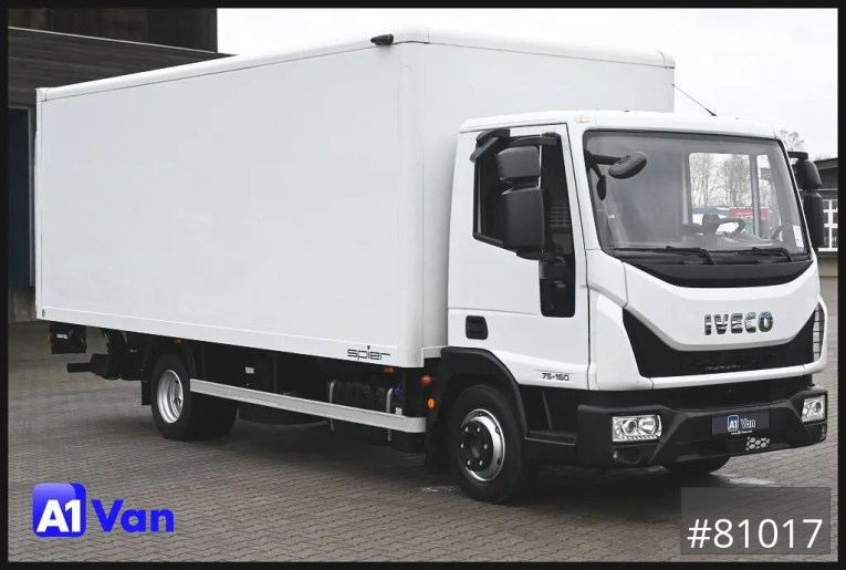 Iveco - Koffer - LKW < 7.5 - Eurocargo 75E16 Koffer, LBW, ZV, RFK, TÜV NEU
