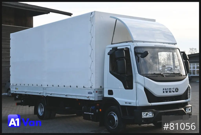 Iveco - Pritsche und Plane - LKW < 7.5 - Eurocargo 80E19 Pritsche Plane, LBW, Luftfederung