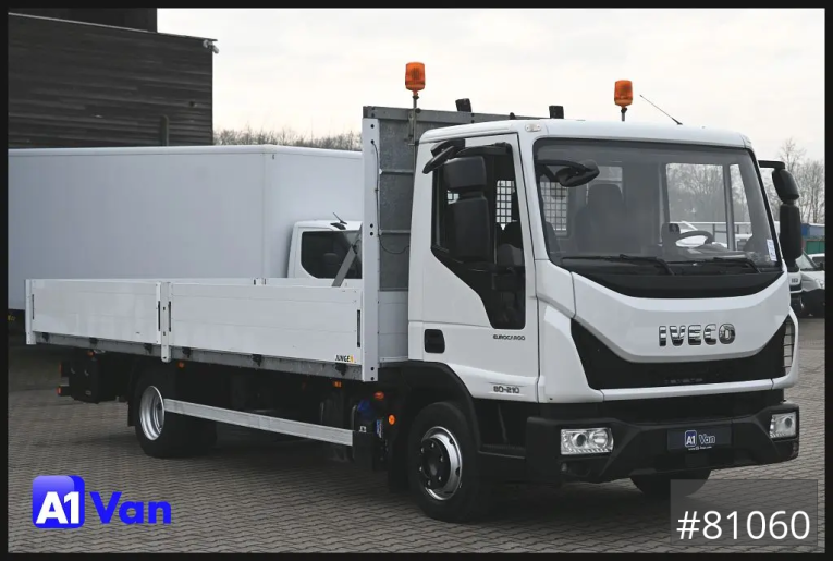 Iveco - Pritsche - LKW < 7.5 - Eurocargo 80E21 Pritsche,  2x AHK, Klima, Luftfederung