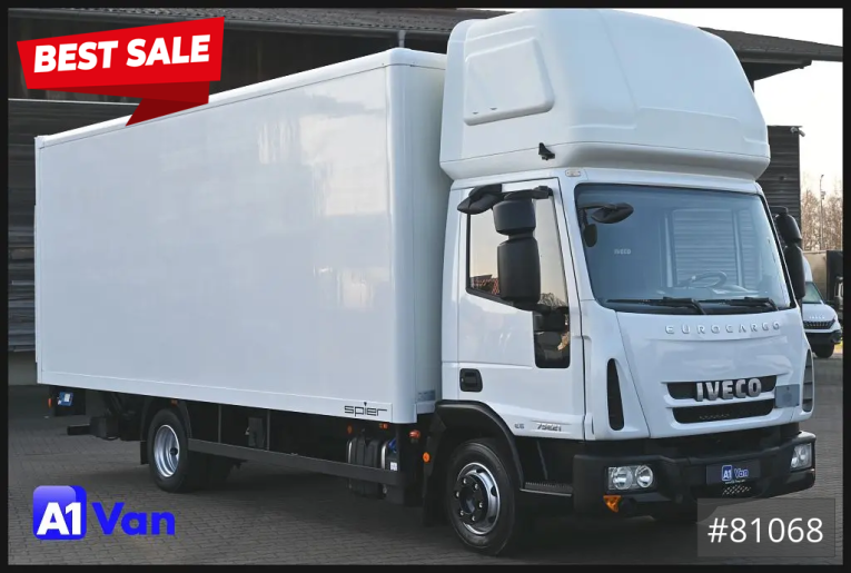 Iveco - Koffer - LKW < 7.5 - Eurocargo 75E21 Koffer, Topsleeper, Luftfederung
