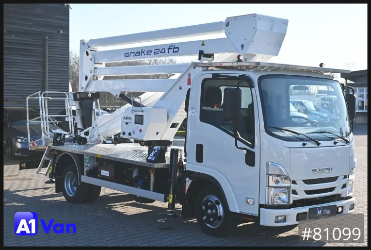 Isuzu - Hubarbeitsbühne - LKW < 7.5 - M21 Oil & Steel Snake 24m, Funk  27 Bstd. 