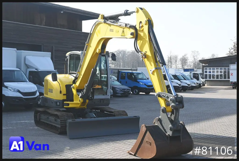 Wacker - Kettenbagger - Baumaschinen - Wacker Neuson ET90 Kettenbagger, Schnellwechsler