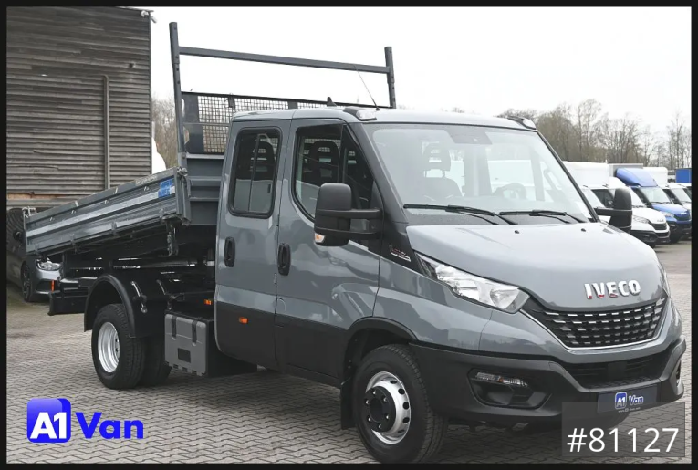 Iveco - Kipper - LKW < 7.5 - Daily 70C18 Kipper Doka, Klima, Hi-Matic, AHK 