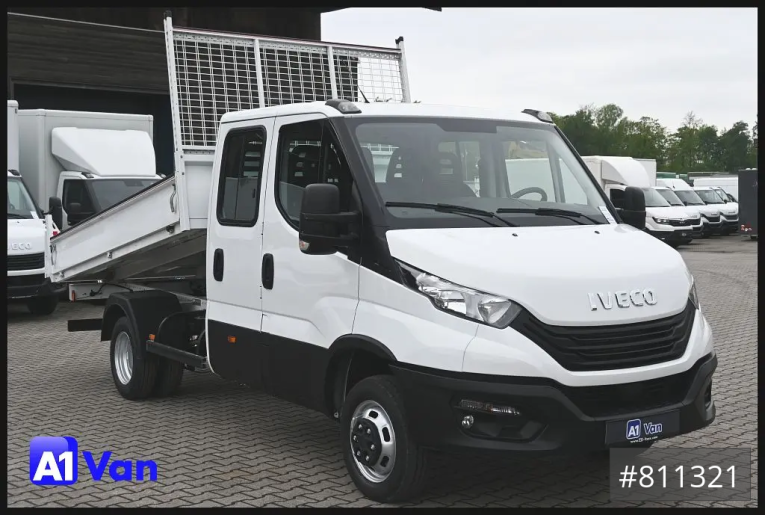 Iveco - Kipper - LKW < 7.5 - Daily 35C14 Kipper Doka, Klima, Tempomat, AHK