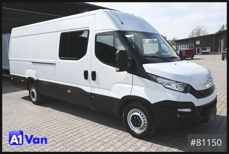 Iveco - Kastenwagen hoch + lang - LKW < 7.5 - Daily 35S16 Mixto Kasten Maxi, Klima, AHK, 5-Sitzer