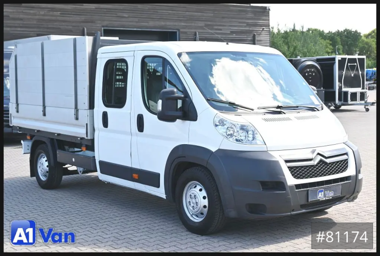 Citroen - Pritsche - LKW < 7.5 - Jumper Pritsche Doka, AHK, 7-Sitzer