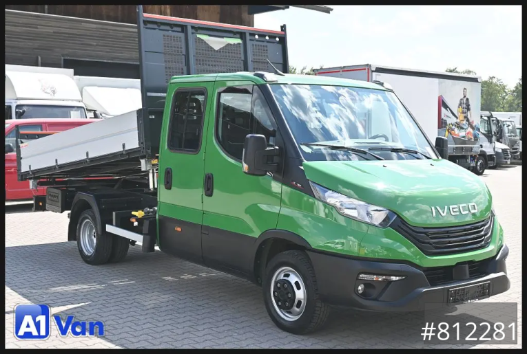 Iveco - Dreiseitenkipper - LKW < 7.5 - Daily 42C16 Kipper Doka, Klima, AHK, Tempomat
