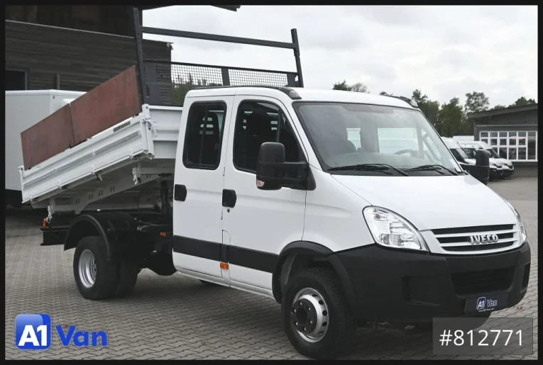 Iveco - Kipper - LKW < 7.5 - Daily 65C15 Doka Kipper, AHK, Meiller, 7-Sitzer 