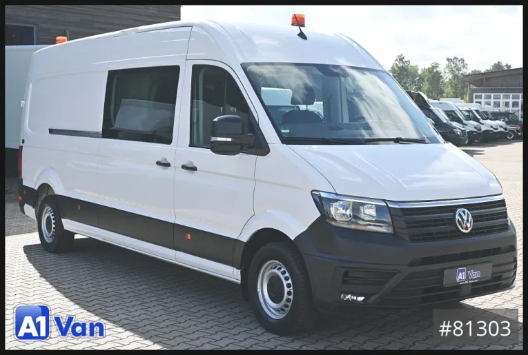 Volkswagen - Kastenwagen hoch + lang - LKW < 7.5 - Crafter Kasten Maxi Mixto, Klima, RFK, 5-Sitzer