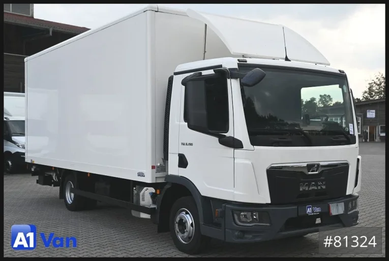 MAN - Koffer - LKW < 7.5 - TGL 8.190 4x2 BL Koffer, LBW, Klima, AHK, Automatik